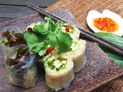 ぷちっともち玄米で野菜たっぷりベトナム風生春巻き